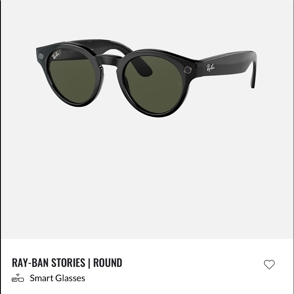 RAY-BAN STORIES | ROUND BLACK